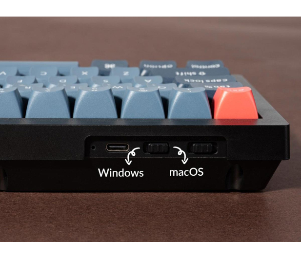 Keychron V3 Max D3 Gateron Jupiter Brown Win/MacOS RGB TKL - 1507485 - zdjęcie 5